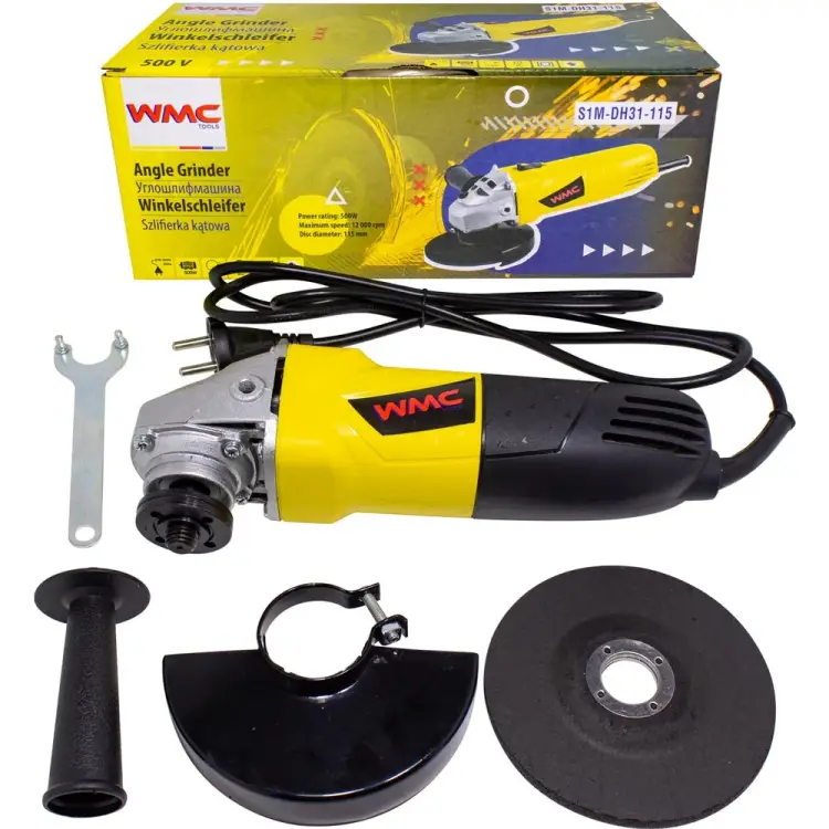 Электрическая углошлифовальная машина WMC TOOLS WMC-S1M-DH31-115 51353