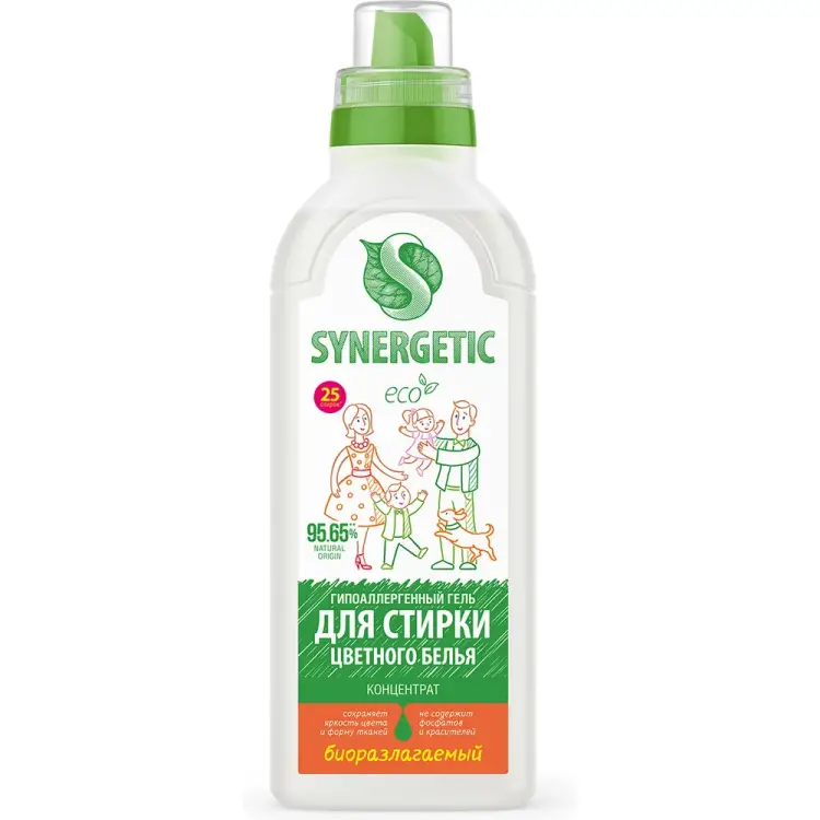 Гель для стирки цветного белья SYNERGETIC 4607971450054 109753
