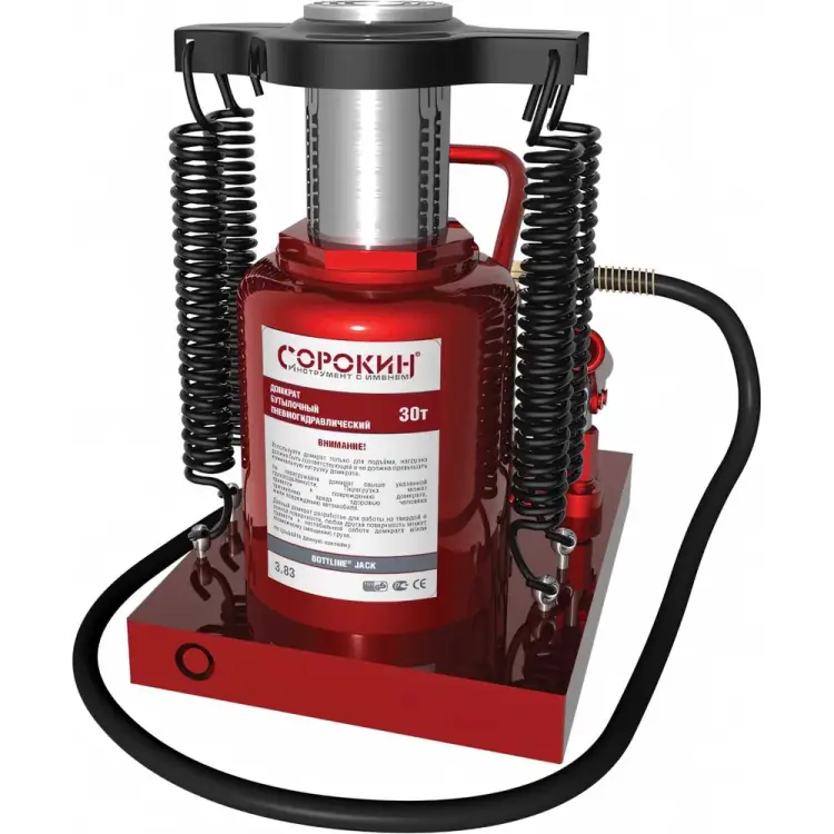 Пневмогидравлический домкрат Сорокин 3.83