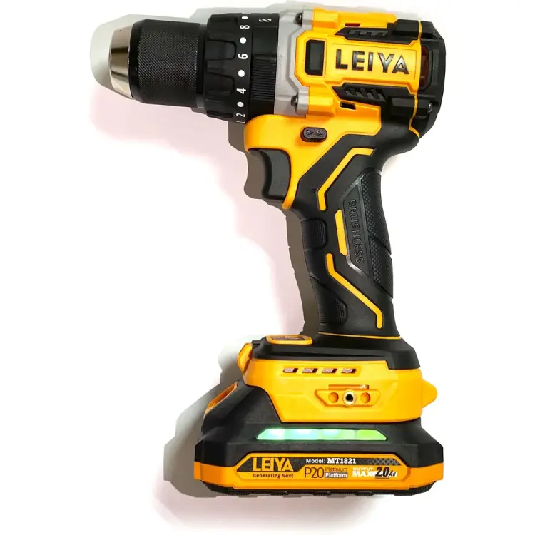 Ударная бесщеточная дрель шуруповерт LEIYA LY-C3221 1020