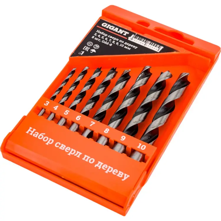 Набор сверл по дереву Gigant Gdd-13