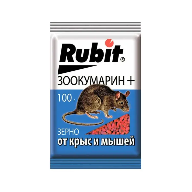 Зерна от грызунов RUBIT зоокумарин+ 24982