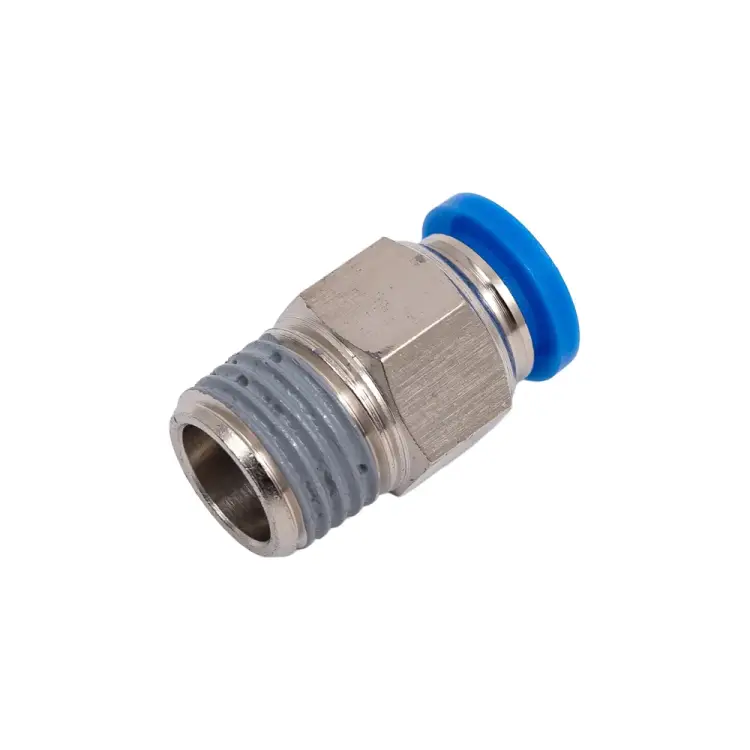 Цанговый прямой пневмофитинг HIMPT PC 8-02 00028008158 Цанговый прямой пневмофитинг HIMPT PC 8-02 00028008158