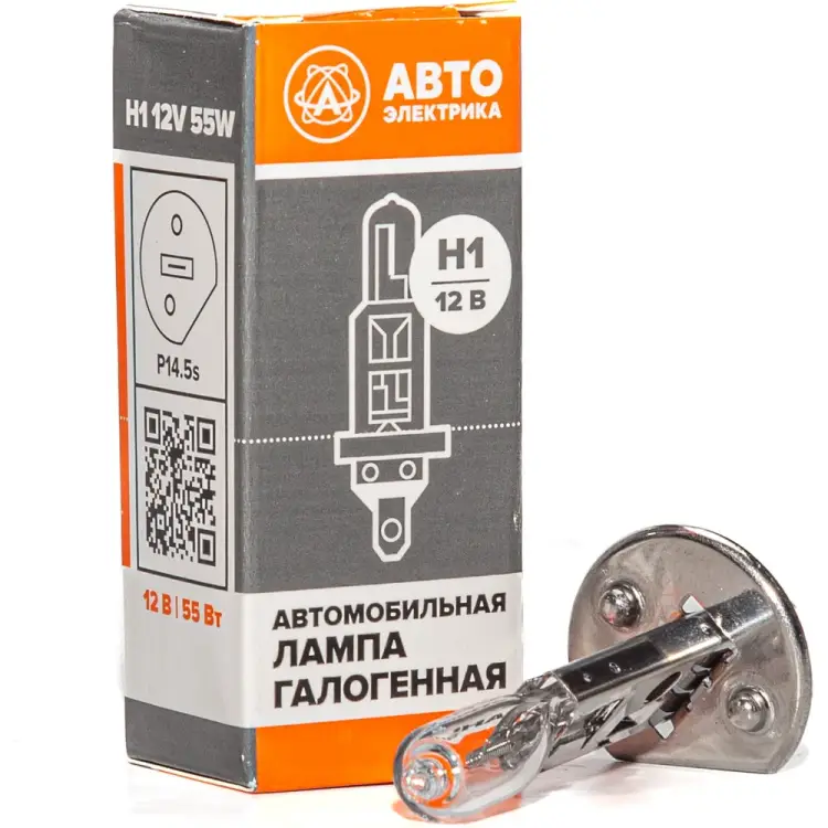 Автолампа АВТОЭЛЕКТРИКА h1 12-55 09.02389
