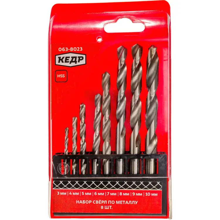 Сверла по металлу Кедр 28122