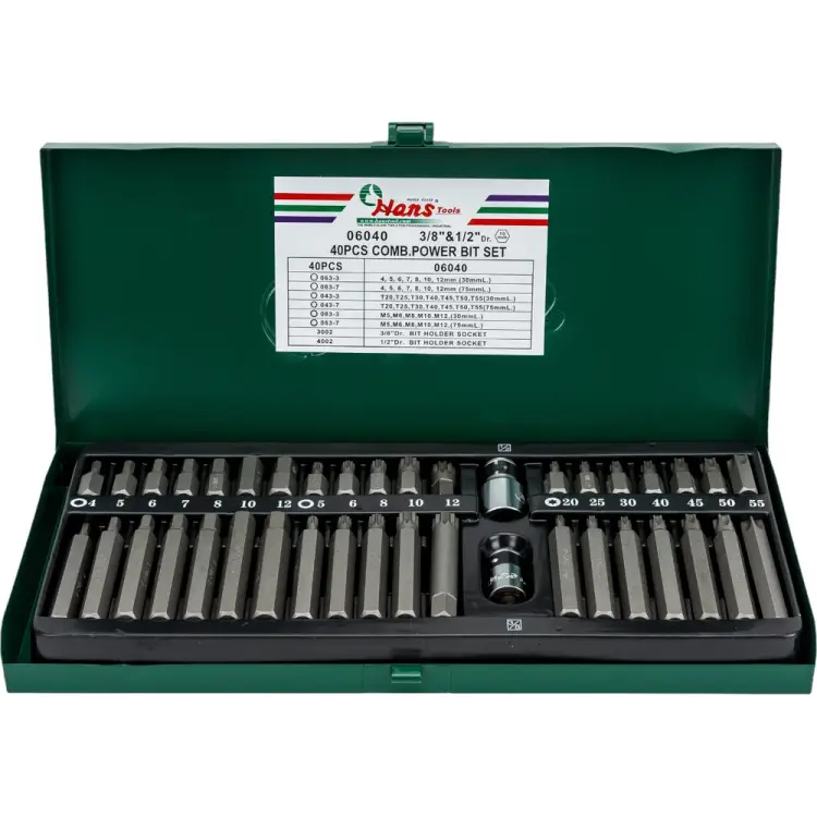 Комплект бит HANS 6040 Комплект бит HANS 6040