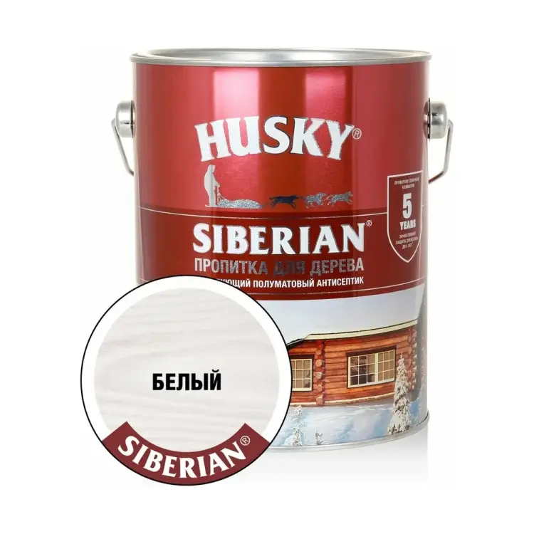 Декоративная пропитка-антисептик для дерева HUSKY SIBERIAN 28808