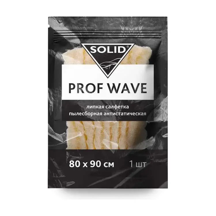 Пылесборная антистатическая липкая салфетка SOLID PROFESSIONAL LINE PROF WAVE 577.8090
