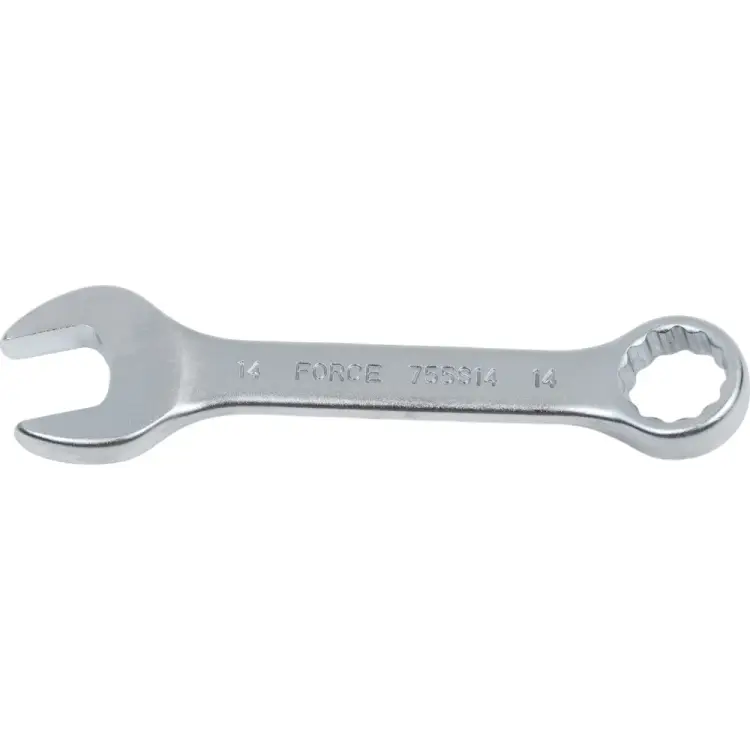 Короткий комбинированный ключ FORCE 755S14