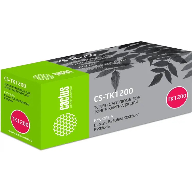Лазерный картридж для kyocera ecosys p2335d/p2335dn/p2335 Cactus tk-1200 1070435 Лазерный картридж для kyocera ecosys p2335d/p2335dn/p2335 Cactus tk-1200 1070435