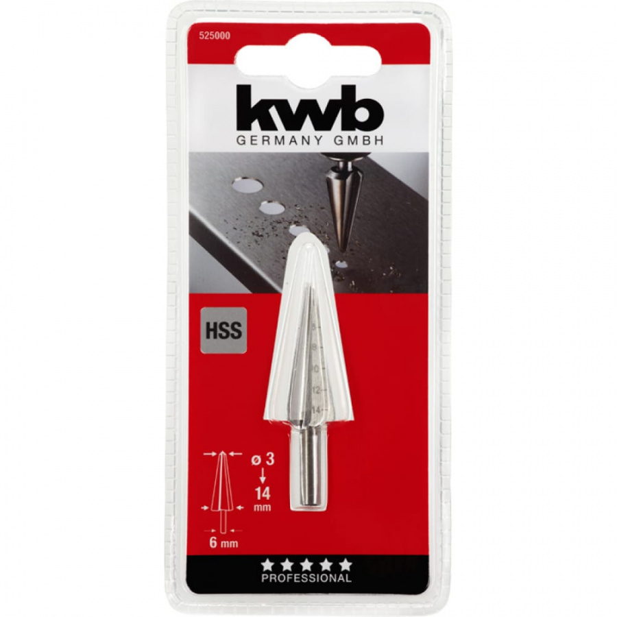 Конусное сверло KWB 5250-00