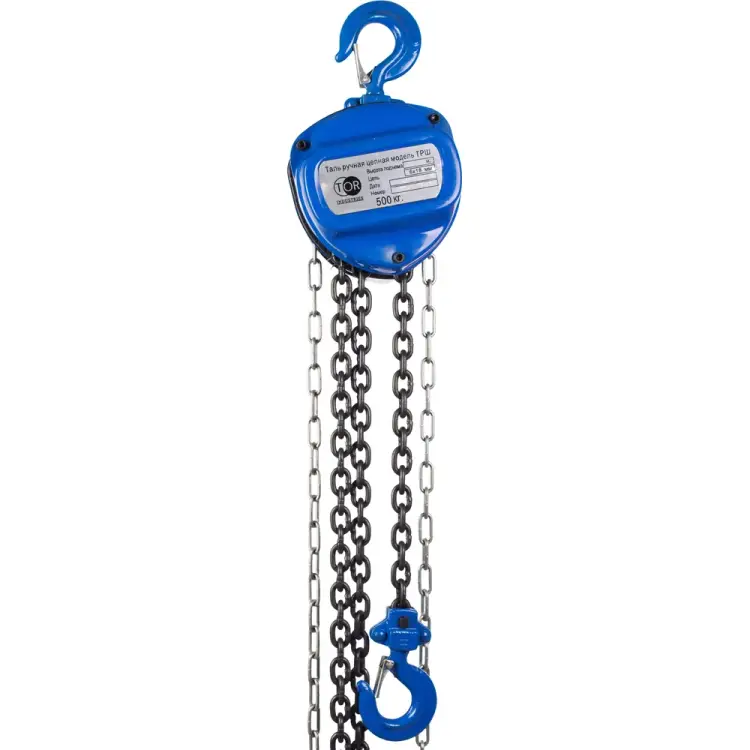 Ручная шестеренная таль TOR ТРШ 0,5Тх6М 1021825