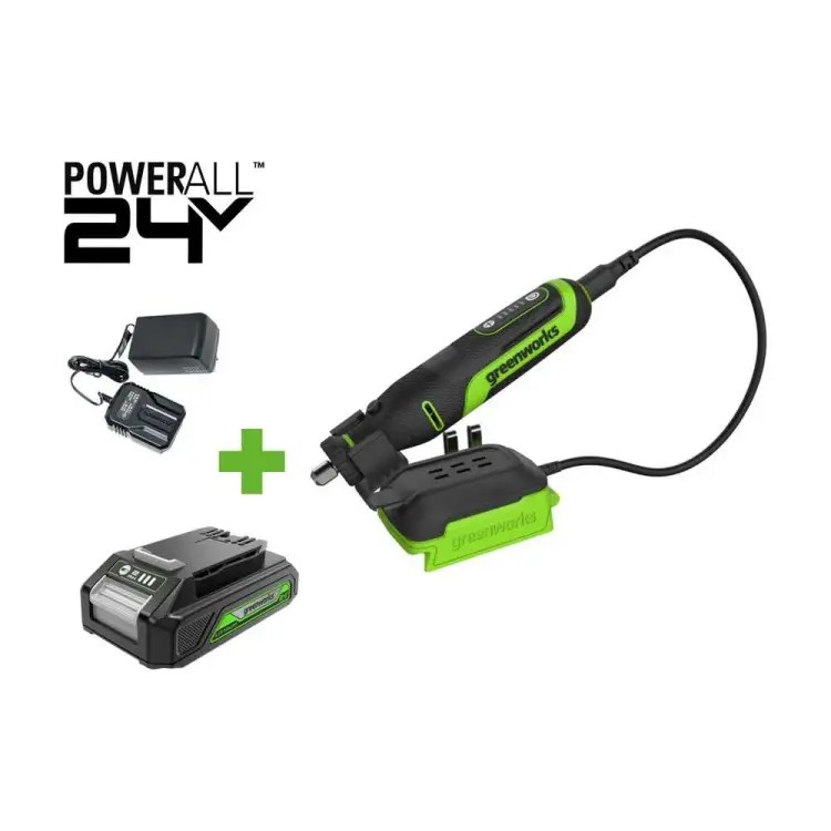 Бесщеточный гравер GreenWorks G24RT 3200807VUA