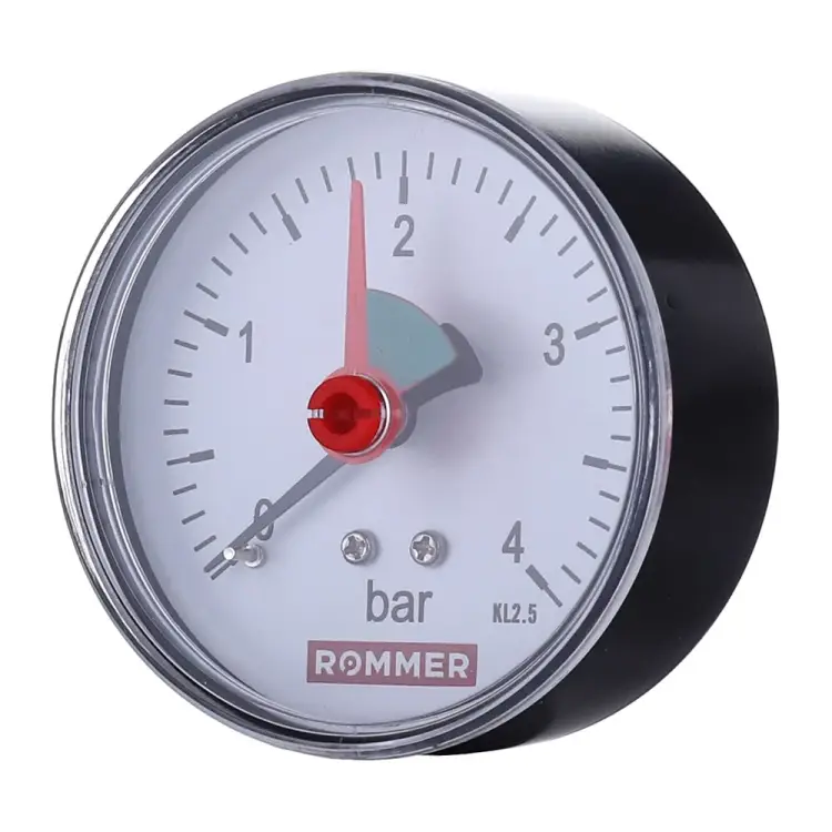 Манометр rom ROMMER rim-0007-500408 RG0092A08GT0MM