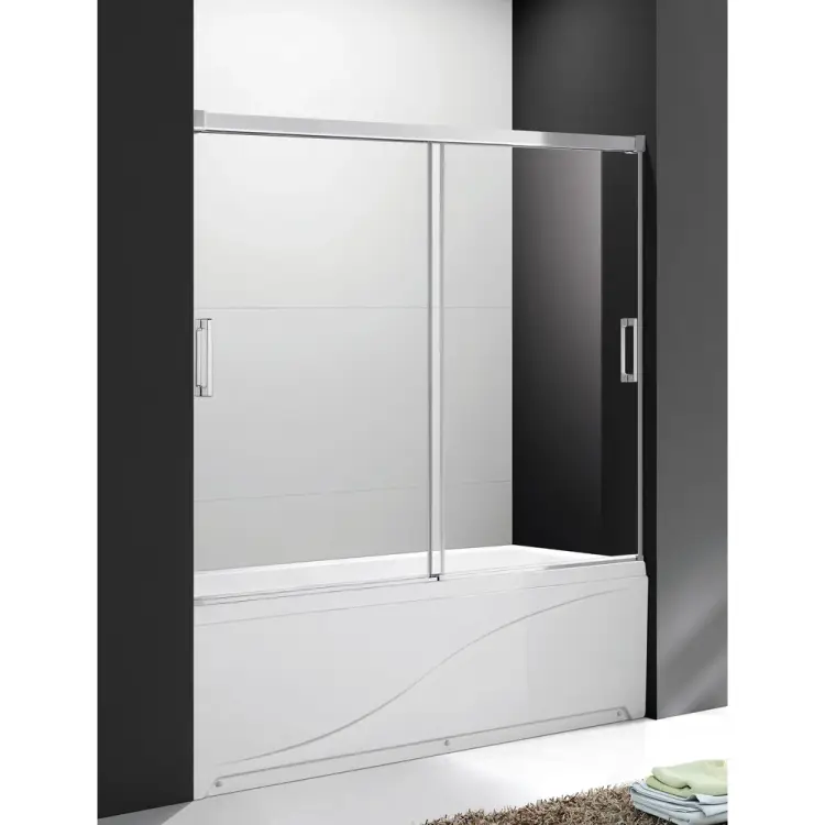 Душевая шторка на ванну Cezares TANDEM-SOFT-VF-2-180/145-P-Cr