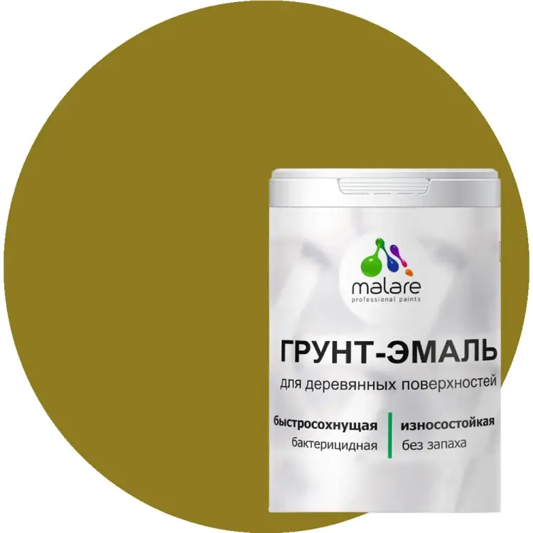 Матовая грунт-эмаль для деревянных поверхностей MALARE 2036752169779 Матовая грунт-эмаль для деревянных поверхностей MALARE 2036752169779