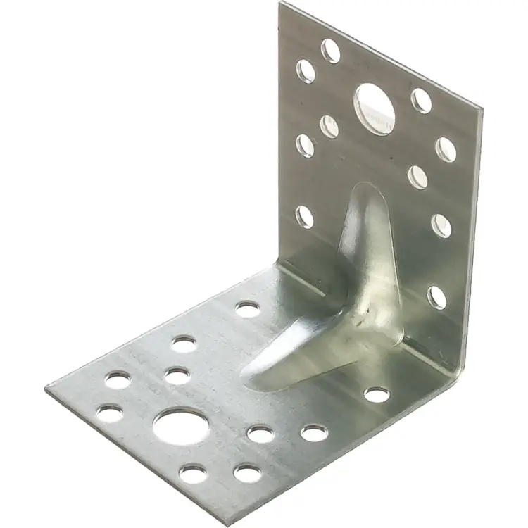 Усиленный оцинкованный крепежный крепежный уголок Tech-Krep 124411