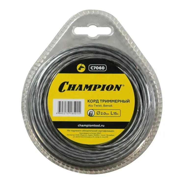 Витой триммерный корд Champion Alu Twist C7060