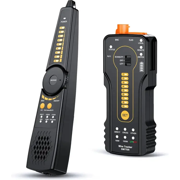 Тестер-трассоискатель кабеля 5Bites EXPRESS UTP / STP / BNC / TEL / POE 5Bites LY-CT032 PRO