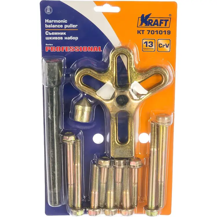Съемник шкивов KRAFT 701019 Съемник шкивов KRAFT 701019