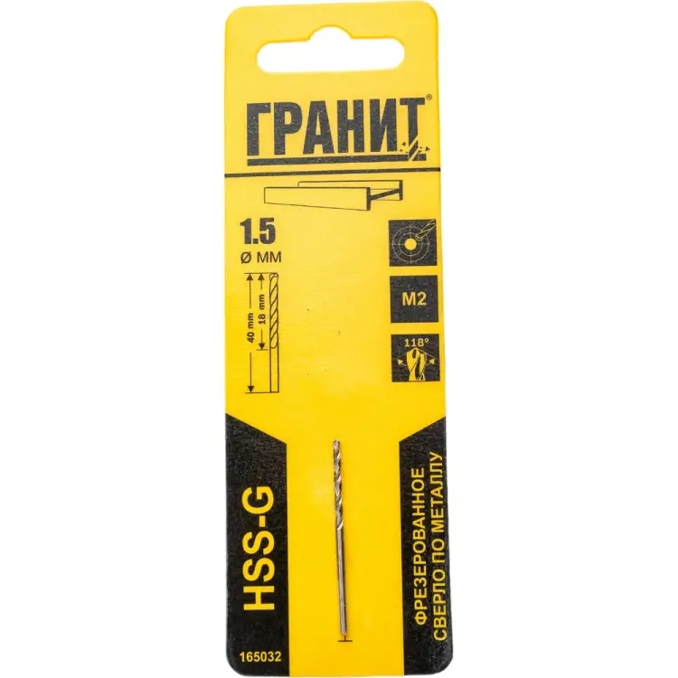 Сверло по металлу Гранит 165032