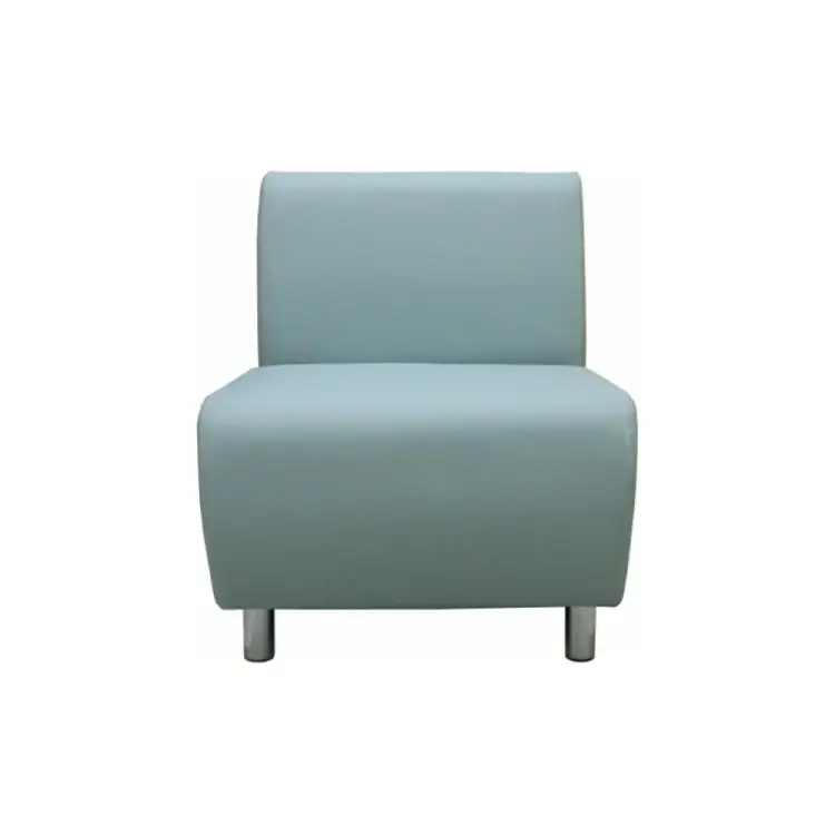 Одноместная секция дивана Мягкий Офис ментоловая КЛ501МНТ