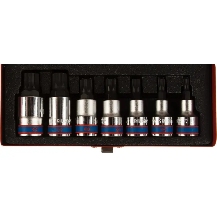 Набор торцевых насадок KING TONY 4117PR