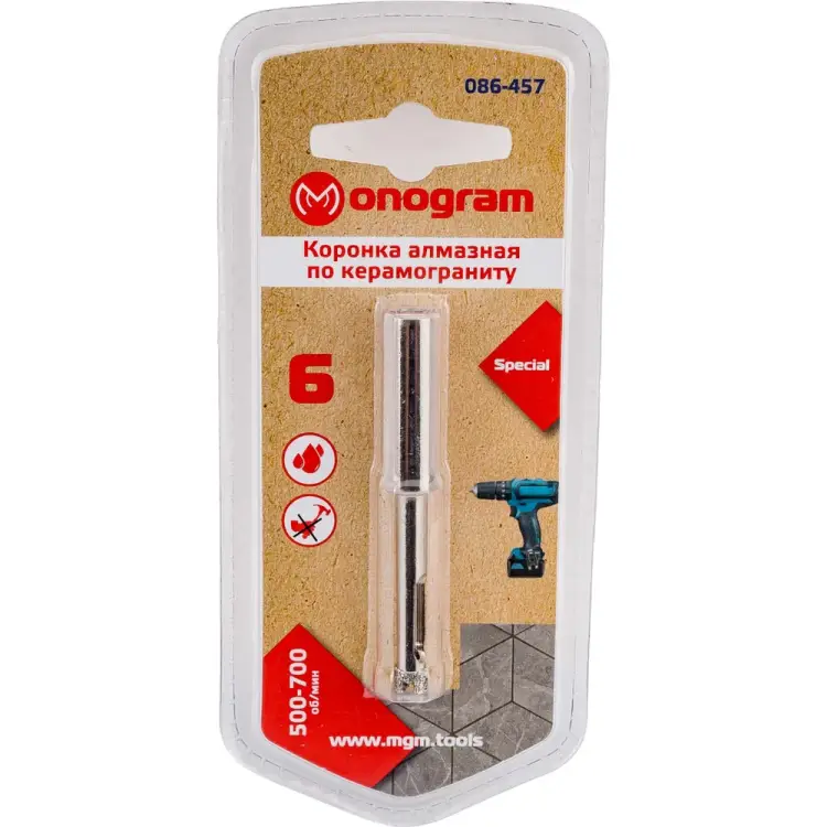 Алмазная коронка MONOGRAM Special 086-457