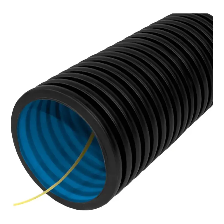 Двустенная гибкая гофрированная труба ПНД Промрукав тип 450 SN18 PR15.0141 Двустенная гибкая гофрированная труба ПНД Промрукав тип 450 SN18 PR15.0141