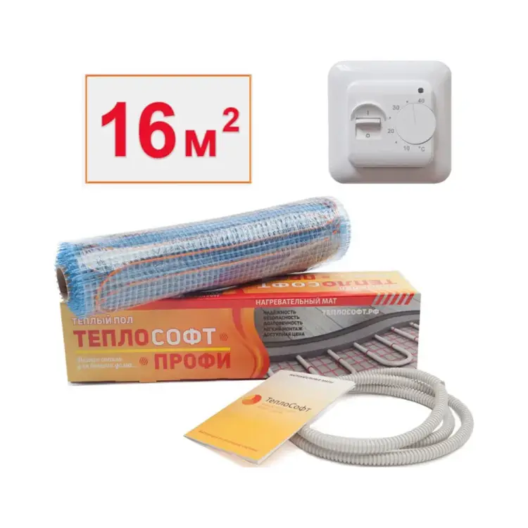 Нагревательный мат ТеплоСофт Профи 162400