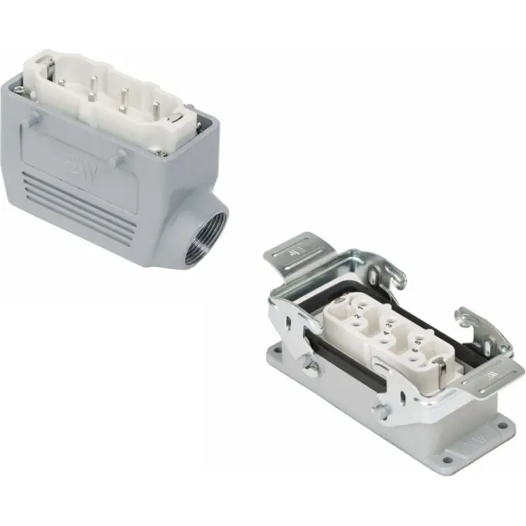Прямоугольный промышленный разъем Mete Enerji H6HSB-A2M-C2F 685699K Прямоугольный промышленный разъем Mete Enerji H6HSB-A2M-C2F 685699K
