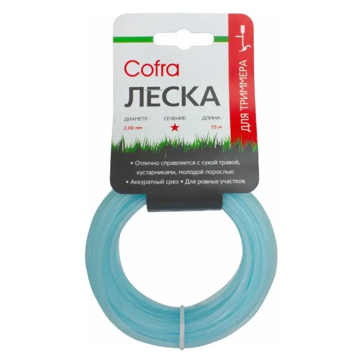 Леска для триммера COFRA LTC-2.0ST-15