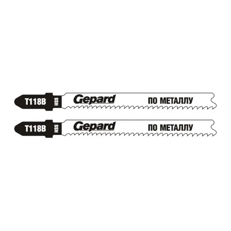 Пилка для электролобзика по металлу Gepard GP0620-02 Пилка для электролобзика по металлу Gepard GP0620-02