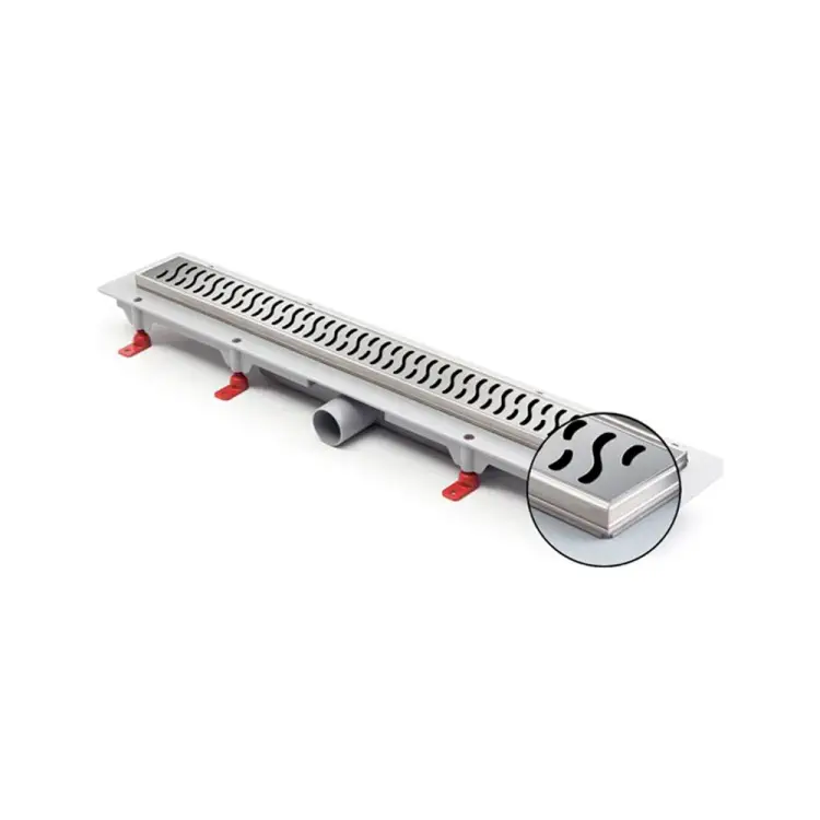 Пластиковый водоотводящий желоб Azario AZCH750H 00068243