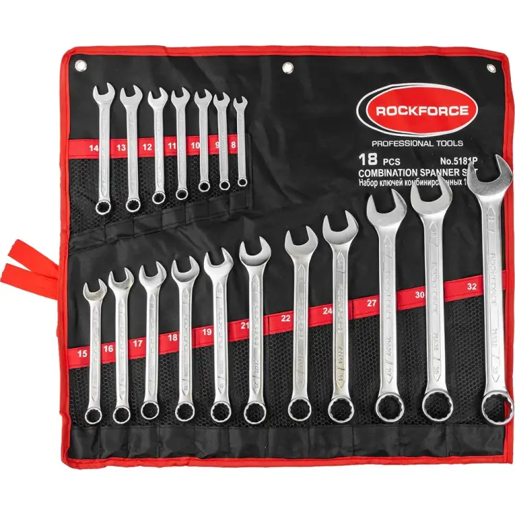 Набор ключей комбинированных Rockforce RF-5181P(904)