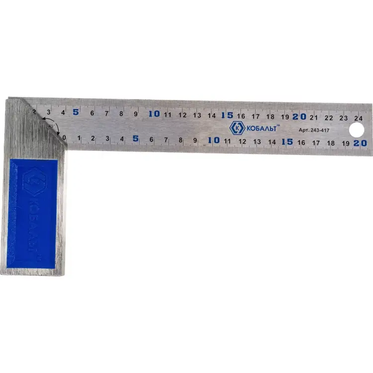 Столярный угольник КОБАЛЬТ 243-417