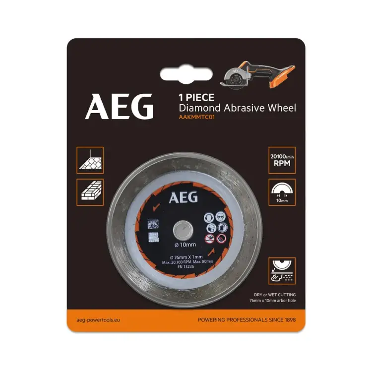 Алмазный диск для отрезной машины AAKMMTC01 AEG 4932478589