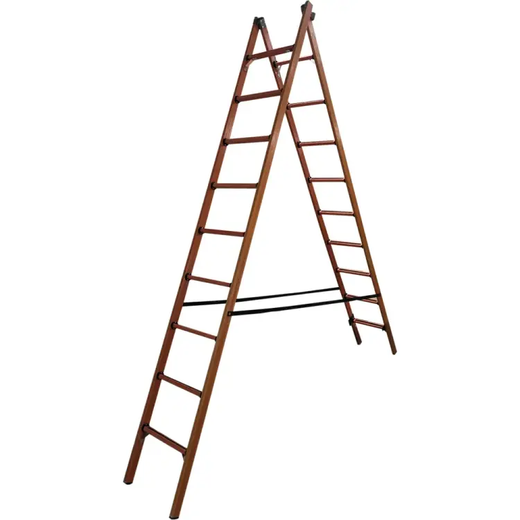 Универсальная двухсекционная диэлектрическая лестница-стремянка Диэлектрик ССД-У 2х9 Д286672