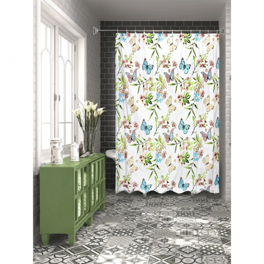 Штора для ванной комнаты Bath Plus Flying Garden