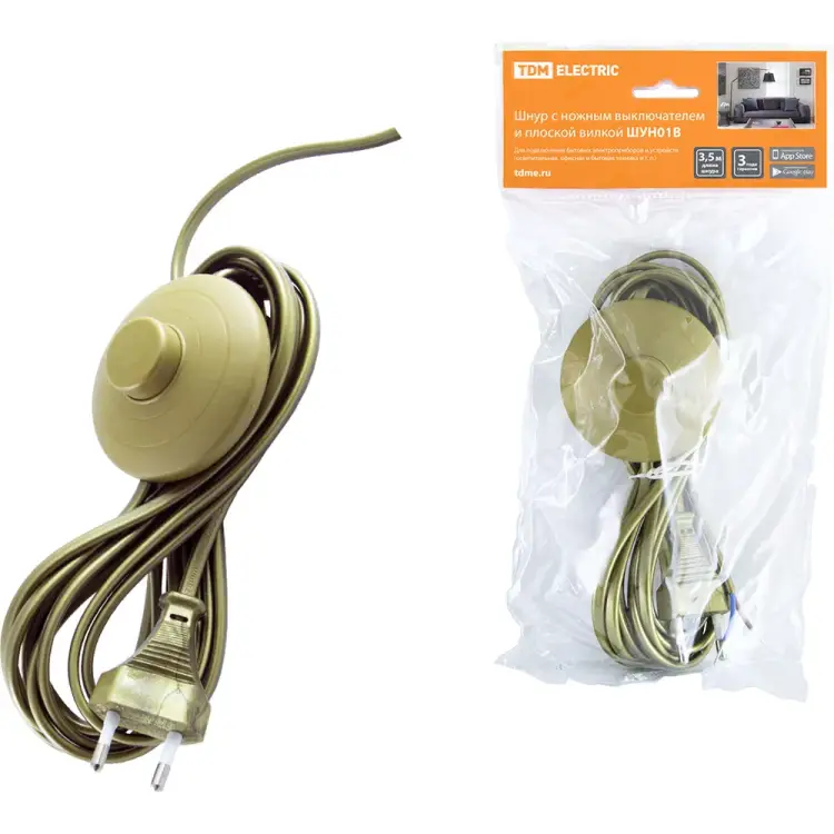 Шнур TDM ELECTRIC ШУН01В SQ1305-0063 Шнур TDM ELECTRIC ШУН01В SQ1305-0063