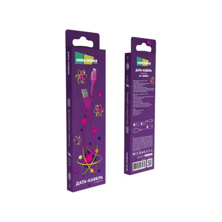 Дата-кабель More Choice K16i Purple Дата-кабель More Choice K16i Purple