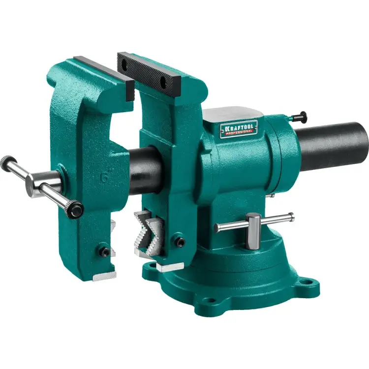 Стальные слесарные тиски KRAFTOOL 3D-Steel 32704-150 Стальные слесарные тиски KRAFTOOL 3D-Steel 32704-150