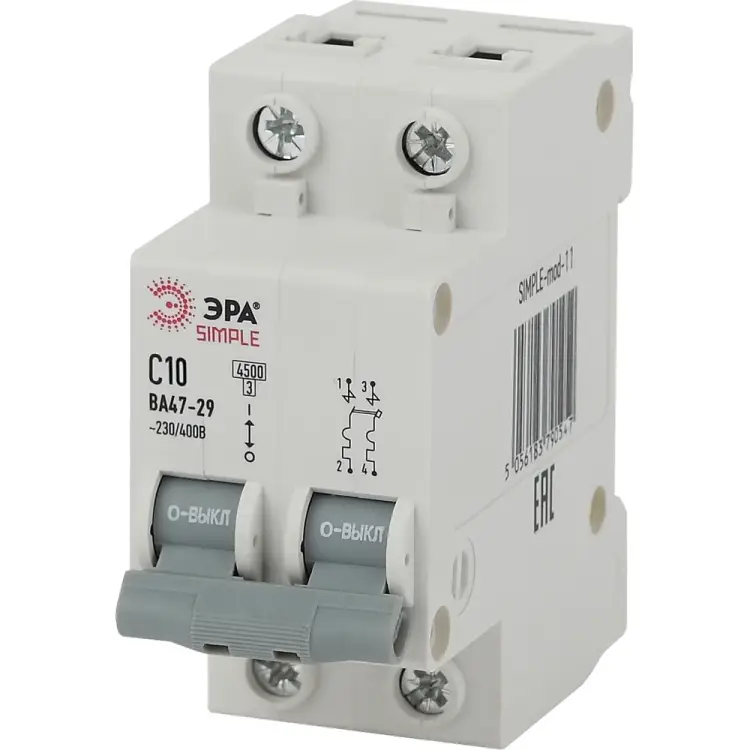 Автоматический выключатель ЭРА SIMPLE ВА 47-29 Б0039228