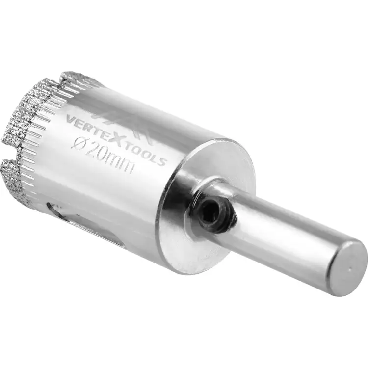 Коронка по стеклу и керамике vertextools 336-20-55