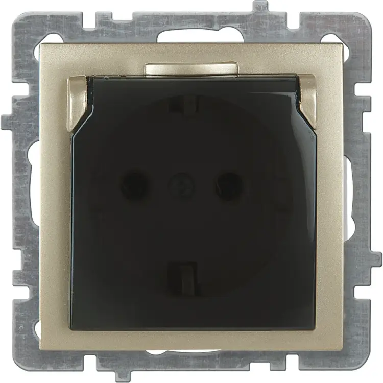 Механизм розетки Nilson Touran/Alegra metallic 24150418