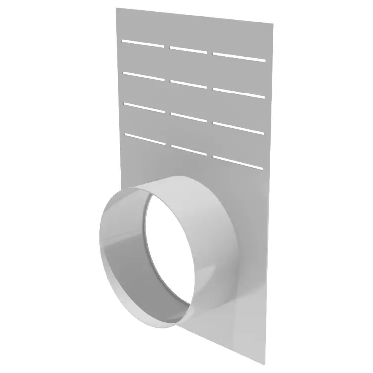 Торцевая стальная заглушка для бетонных лотков bgf Gidrolica 22221