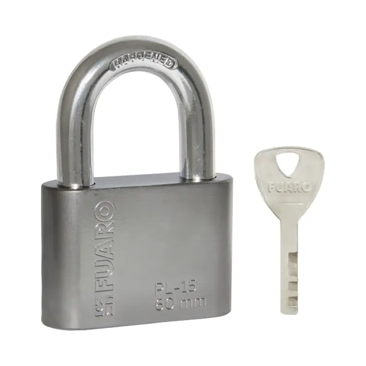 Навесной замок Fuaro PL-15-60 Nickel 42287