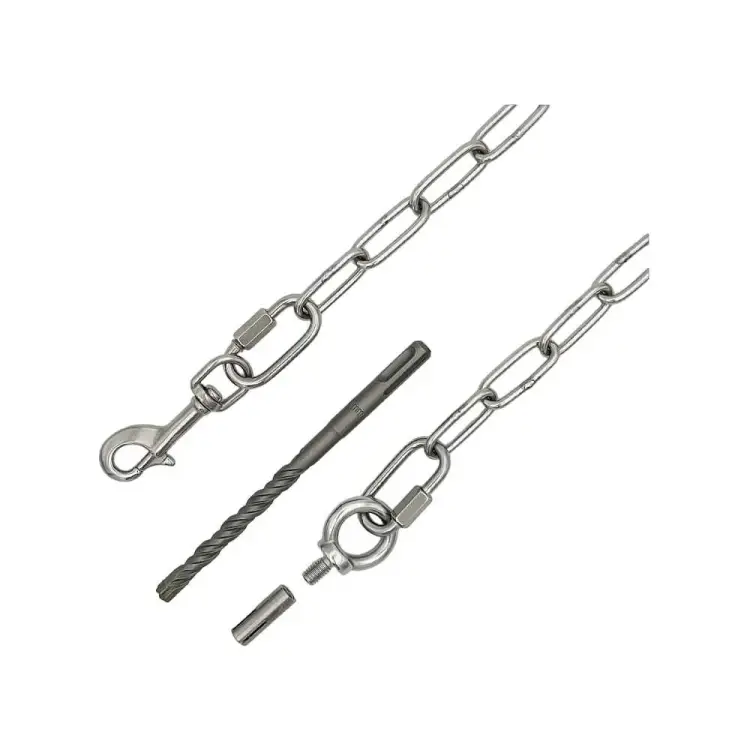 Привязочная нержавеющая цепь для крупных пород собак KREPFIELD KF407-10 Привязочная нержавеющая цепь для крупных пород собак KREPFIELD KF407-10