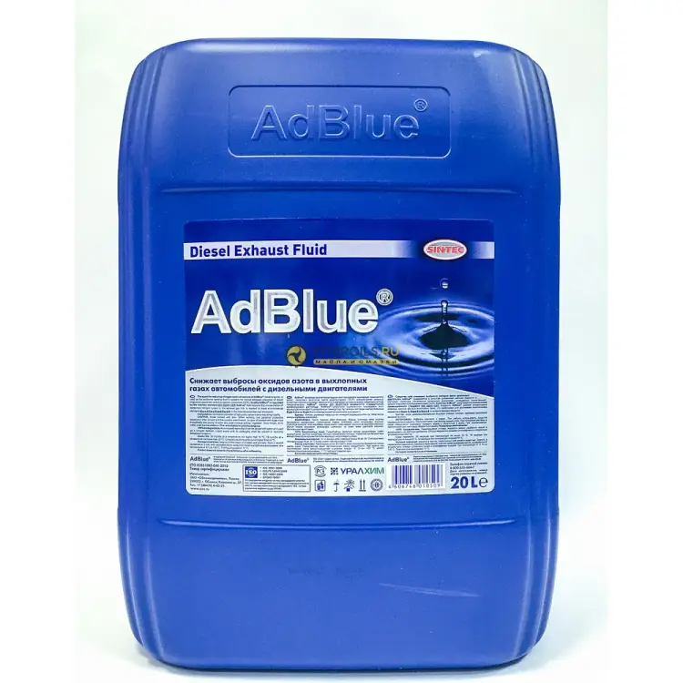 Жидкость для системы SCR дизельных двигателей Sintec AdBlue 805
