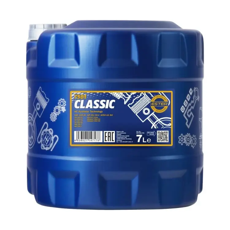 Полусинтетическое моторное масло MANNOL CLASSIC 10W40 1992